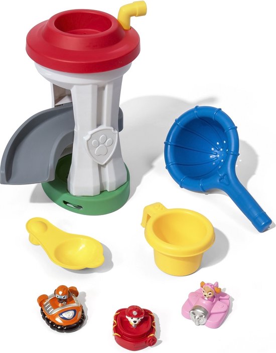Step2 Paw Patrol Watertafel - Kunststof water tafel met 8-delige accessoireset - Waterspeelgoed voor kinderen - Activiteitentafel met water voor de tuin - Step2