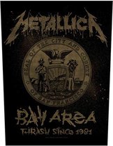 Metallica Rugpatch Bay Area Thrash Zwart