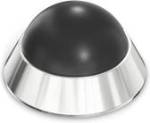 Stopper Nikkel Klein Glans Wandmontage