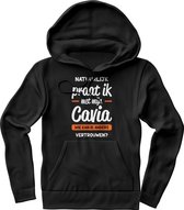 Merkloos / Sans marque Hoodie dames, hoodie heren, natuurlijk praat ik met mijn cavia wie kan ik anders vertrouwen, cavia, dieren, huisdier, knaagdier, dierenboerderij, boerderij, Natuurlijk 