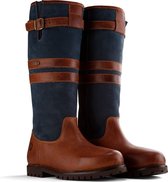 Travelin Dale - Vrouwen Outdoorlaarzen - Waterdicht & Gevoerd - Blauw Leer - Maat 40