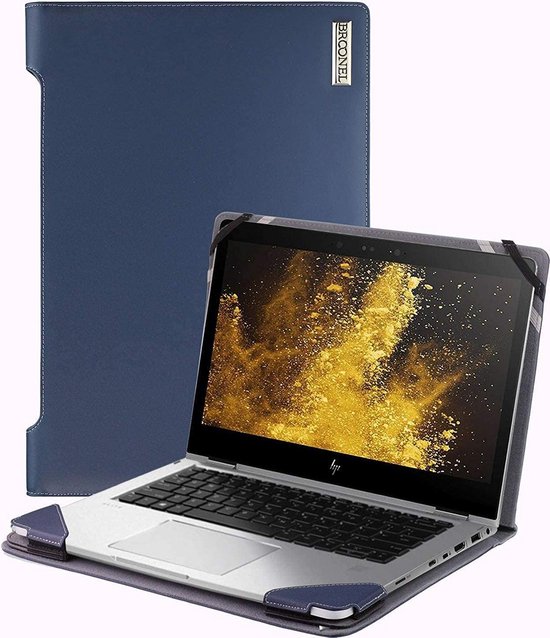 Bol Com Broonel Profile Series Blauw Luxe Laptoptas Laptophoes Voor De Dell Latitude 13