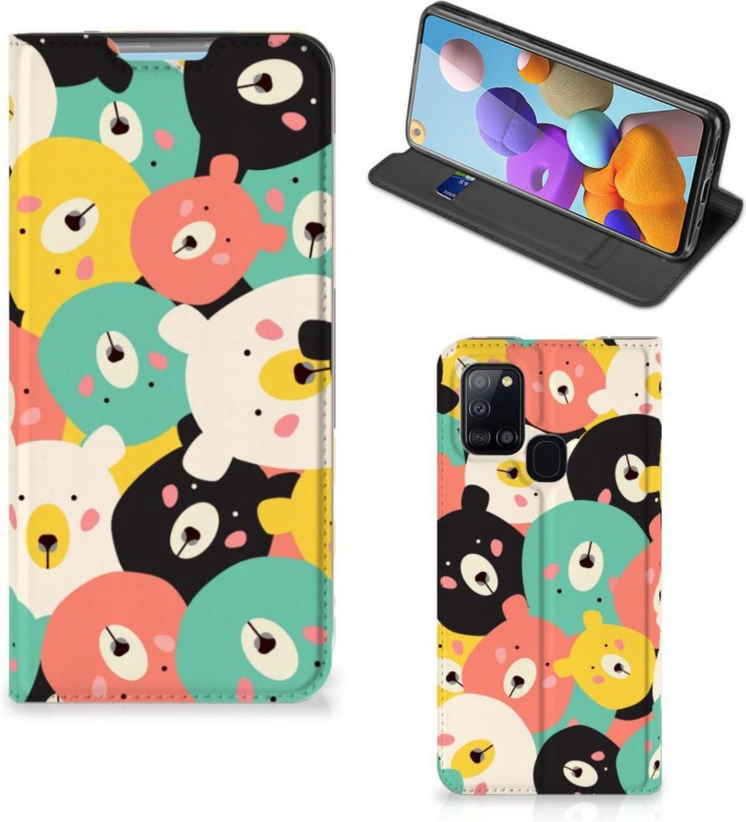 Samsung Galaxy A21s Magnet Case Bears