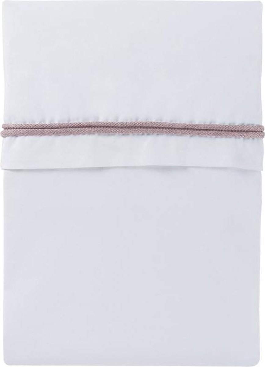 Baby's Only Wieglaken gebreide bies - Oud Roze/Wit - 80x100 cm Baby's Only Wieglaken gebreide bies - Oud Roze/Wit - 80x100 cm