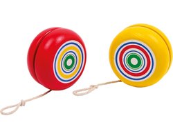 Small Foot - Houten Jojo Geel en Rood, Set van 8