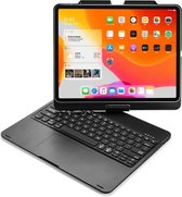 iPad Pro 12.9 2020 (4e gen)/Pro 12.9 (2018) Toetsenbord Hoes hoesje - CaseBoutique -  Zwart - Kunststof