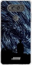 LG V20 Hoesje Transparant TPU Case - Starry Circles #ffffff