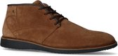 Sacha - Heren - Cognac suède veterschoenen - Maat 44