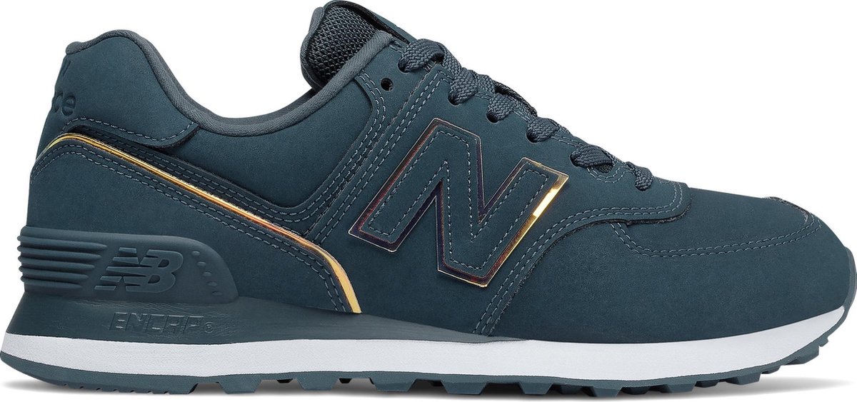 New Balance 574 Sneakers Dames Blauw