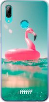 Huawei P Smart (2019) Hoesje Transparant TPU Case - Flamingo Floaty #ffffff