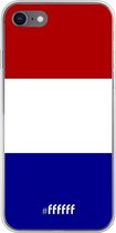 6F hoesje - geschikt voor iPhone 8 - Transparant TPU Case - Nederlandse vlag #ffffff