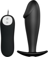 PRETTY BOTTOM | Pretty Love Bottom Silicone Anal Plug Penis Design 12 Modes Of Vibration