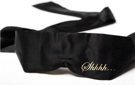 Bijoux Indiscrets Shhh blinddoek zwart