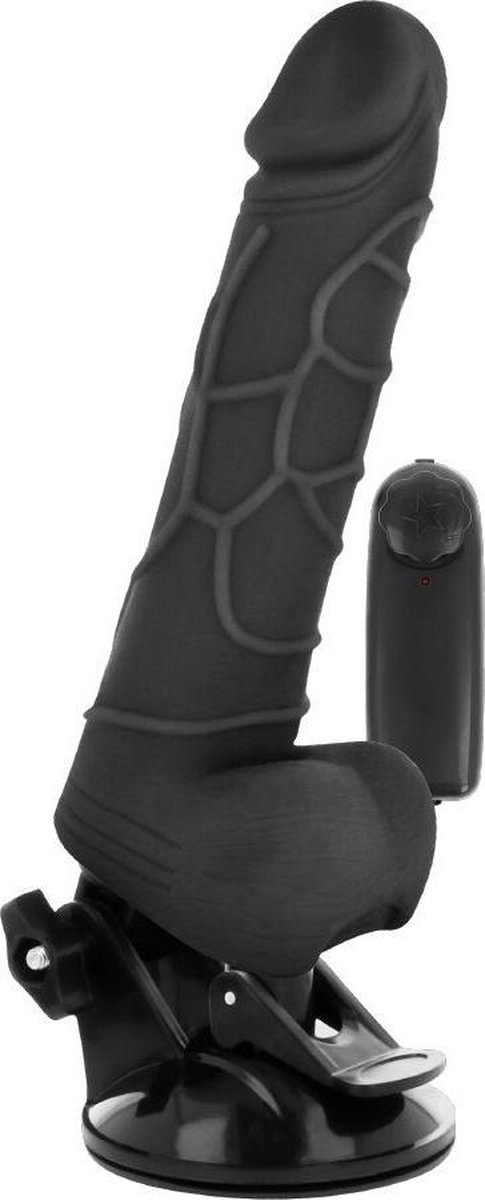 Goedkoopste BASECOCK | Basecock Realistic Vibrator Remote Control Black 18.5cm