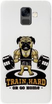 ADEL Siliconen Back Cover Softcase Hoesje Geschikt voor Samsung Galaxy A6 (2018) - Fitness Sportschool