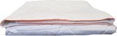 Deltex Zijden Zomerdekbed Satin Stripe - 100% Tussah Wildzijde - Tweepersoons - 200x200 cm