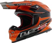 LS2 MX456 Tuareg crosshelm glans oranje zwart