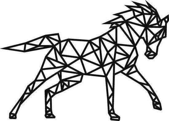 Sculpture Murale Métal Doré Et Noir Design Géométrique Contemporain