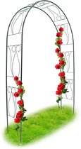 relaxdays Arc de rose - Aide au rang - Arc de fleur - Vrille de rose - Rang d'arc de rose - Résistant aux intempéries