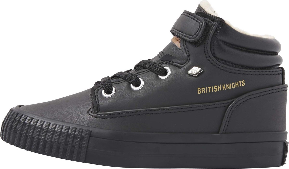 British Knights BUCK Meisjes sneakers hoog Zwart maat 31 - Schoenen.nl