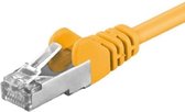 CAT5e FTP patchkabel / internetkabel 5 meter geel - netwerkkabel