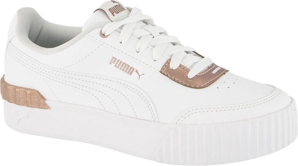 Puma Dames Witte Carina Lift Shine - Maat 38 Puma Dames Witte Carina Lift Shine - Maat 38