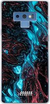 Samsung Galaxy Note 9 Hoesje Transparant TPU Case - River Fluid #ffffff