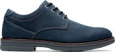 Clarks - Heren schoenen - Banning Plain - G - navy nubuck - maat 7,5