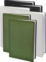Dresz Rekbare Boekenkaft - Army (zwart / grijs / groen) - A4 - 6-pack