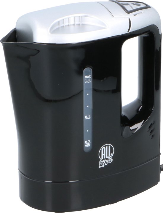 All Ride Reis Waterkoker 24 Volt - Waterkoker 0,8L - Aansluiting Sigarettenaansteker Auto - Zwart