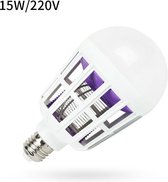 DrPhone MKL2 E27 15W LED licht + Muggen Killer Lamp – Energielabel A- Anti-Muggen  voor o.a Thuis/ Slaapkamer etc