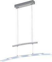 LED Hanglamp - Trion Somas - 16W - Aanpasbare Kleur - Rechthoek - Mat Nikkel - Aluminium - BSE