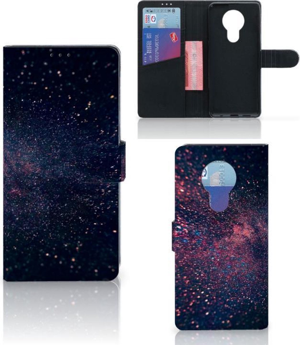 Nokia 5.3 Book Case Stars