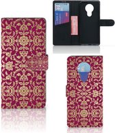 Telefoonhoesje met foto Nokia 5.3 Bookcase Cadeautips Barok Pink
