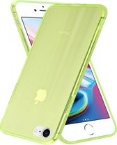 Gekleurde laser case geschikt voor Apple iPhone SE 2020 - groen