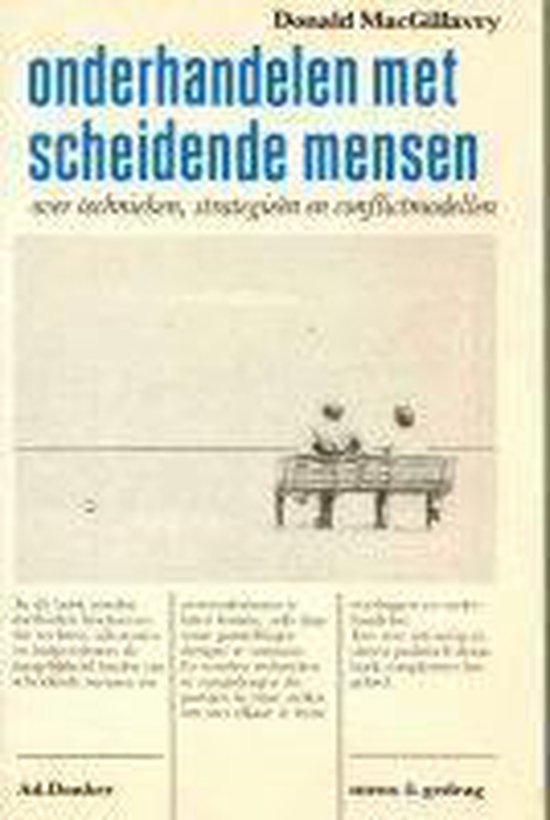 ONDERHANDELEN MET SCHEIDENDE MENSEN - cover