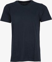 Unsigned heren T-shirt katoen/elastaan - Blauw - Maat XXL