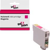 Go4inkt compatible met Epson T0553 m inkt cartridge magenta