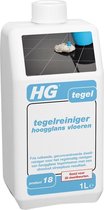 HG tegelreiniger streeploos - 1L - voor regelmatig gebruik - streeploos resultaat - voor hoogglans tegelvloeren - voor 20 dweilbeurten
