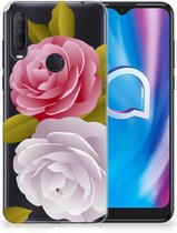 Silicone Back Case Alcatel 1S (2020) GSM Hoesje Roses