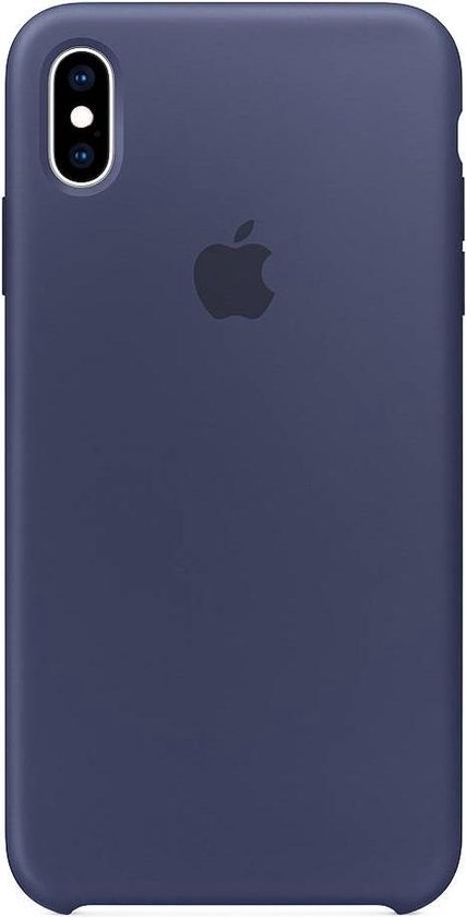 Apple Siliconen Back Cover voor iPhone XS Max - Blauw