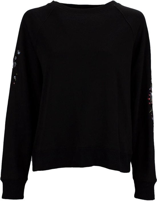 Black and Gold Sweater Dames - Black - S |