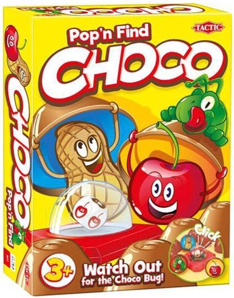 Tactic Choco - Kinderspel - Geheugenspel met Chocolaatjes - Pop-O-Matic Dobbelsteen - Verzamel de Meeste Chocolaatjes - Familiespel voor Jonge Kinderen - 2 tot 4 Spelers - Vanaf 3 Jaar — afbeelding 23