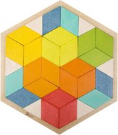 Houten 3D Mozaïekpuzzel, 37st.