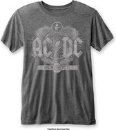 AC/DC Heren Tshirt -XL- Black Ice Grijs