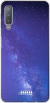 Samsung Galaxy A7 (2018) Hoesje Transparant TPU Case - Star Cluster #ffffff