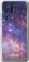 Huawei P40 Pro+ Hoesje Transparant TPU Case - Galaxy Stars #ffffff