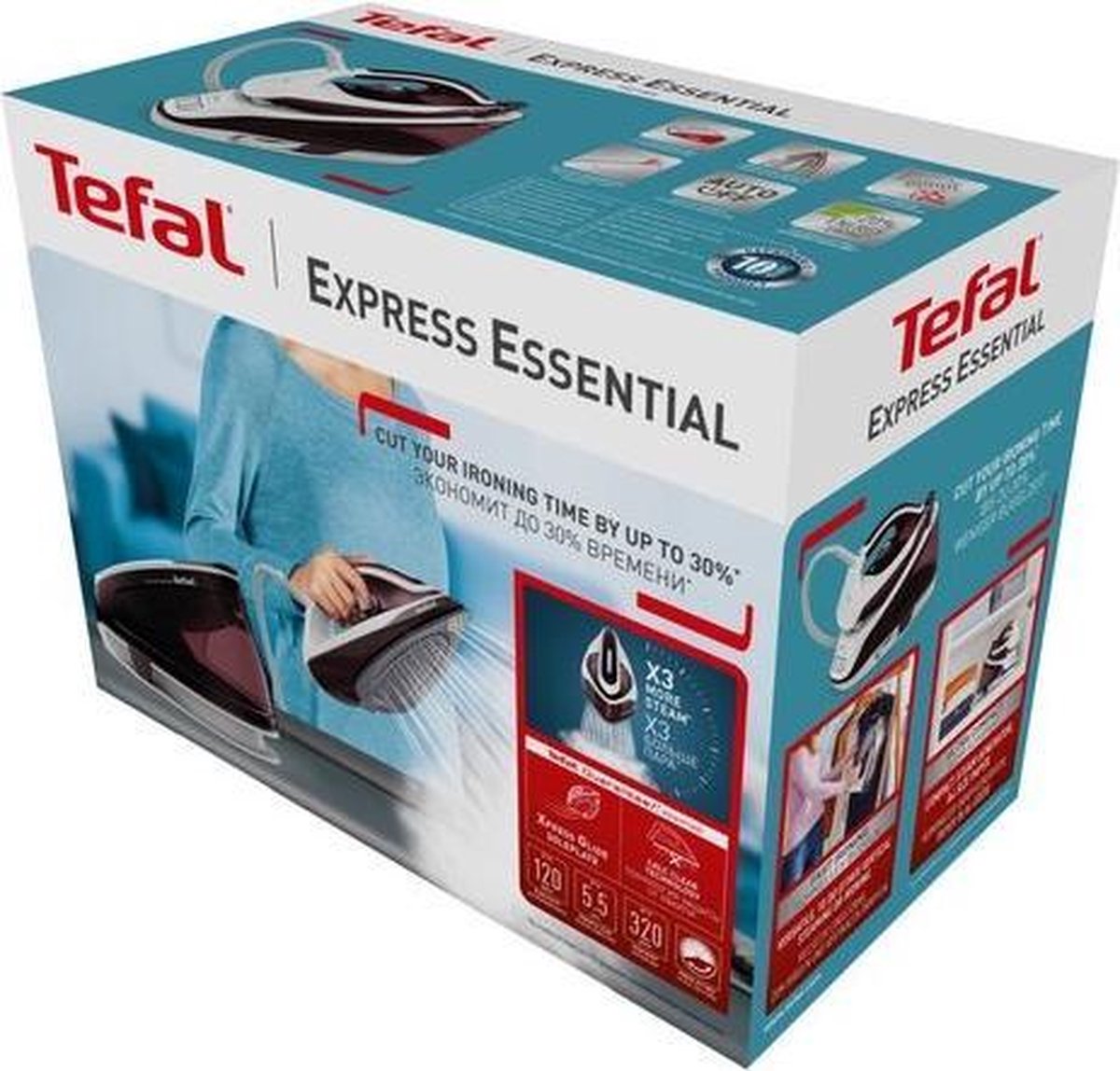 FER A REPASSER TEFAL CENTRALE VAPEUR SV6120E0 EXPRESS EASY – Electro Nejma  Tanger