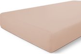 Bol.com Byrklund Hoeslaken Bed Basics Cotton - 160x200 - 100% Katoen - Oud Roze aanbieding