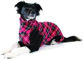 Goldpaw Onesie Hondenpyjama -  Rood Geruit - Maat 26 (>30kg)